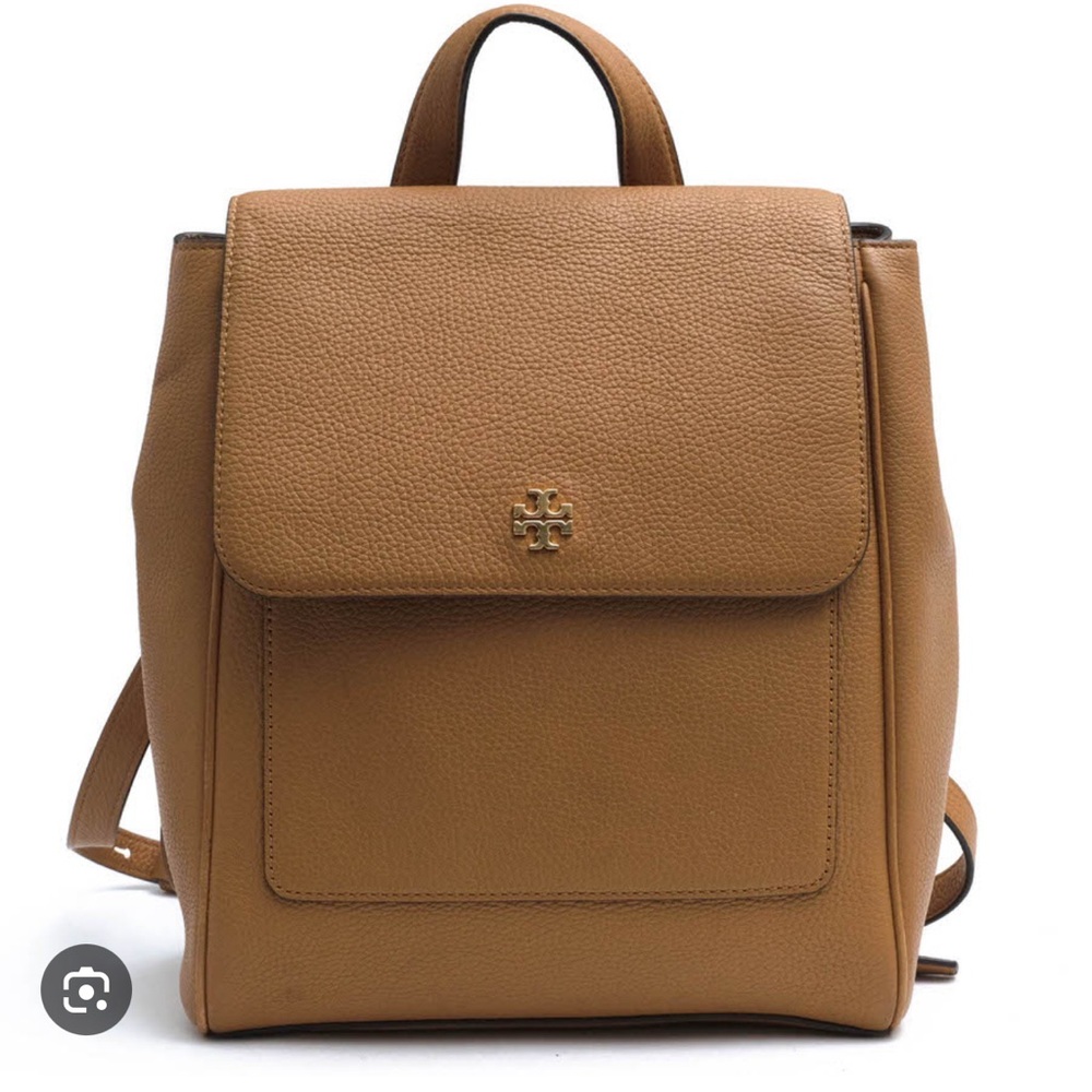 Tory Burch Tan Leather Backpack